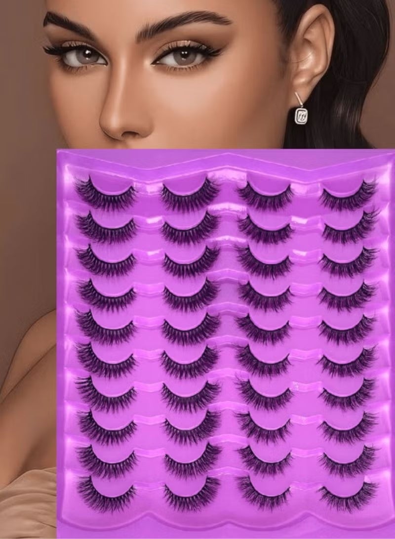 Shein MagiFly 20 Pairs Assorted Thick Curly Fluffy Eyelashes - Image 1